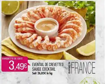 Match éventail De Crevettes Sauce Cocktail offre