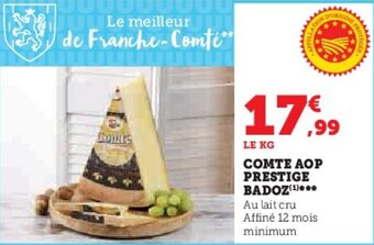 Hyper U COMTE AOP PRESTIGE BADOZ(¹)*** offre