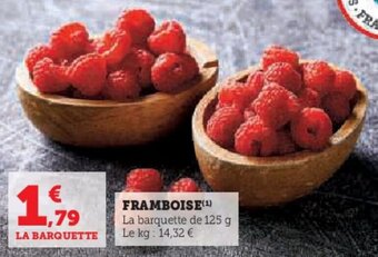 Hyper U FRAMBOISE (¹) offre