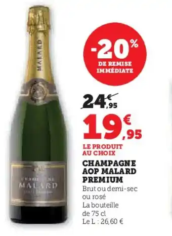 U Express CHAMPAGNE AOP MALARD PREMIUM offre