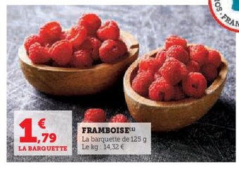 U Express FRAMBOISE (¹) offre