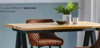 JYSK TABLE DE BAR SANDBY offre