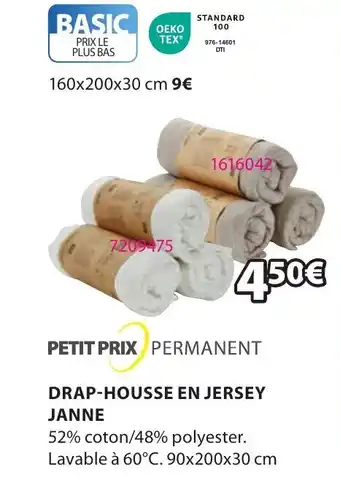 JYSK DRAP-HOUSSE EN JERSEY JANNE offre