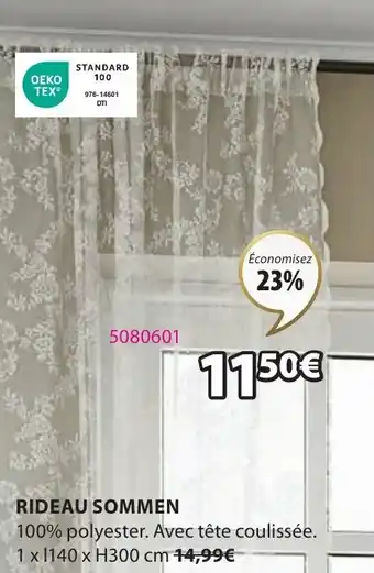 JYSK RIDEAU SOMMEN offre