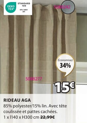 JYSK RIDEAU AGA offre