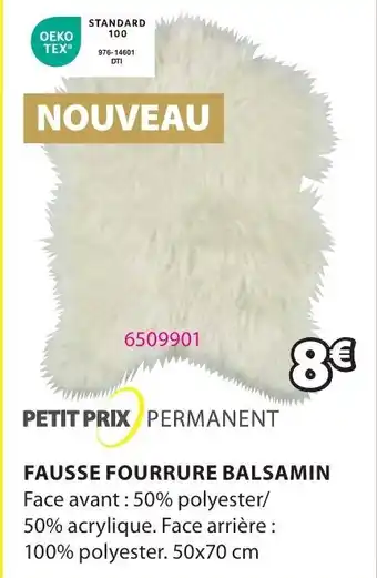 JYSK FAUSSE FOURRURE BALSAMIN offre