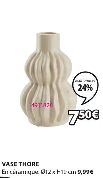 JYSK VASE THORE offre