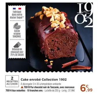 Thiriet Cake Enrobé Collection 1902 offre