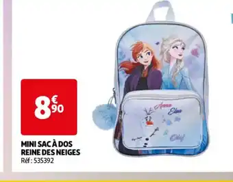 Auchan MINI SAC À DOS REINE DES NEIGES Réf: 535392 offre