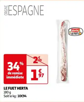 Auchan LE FUET HERTA offre