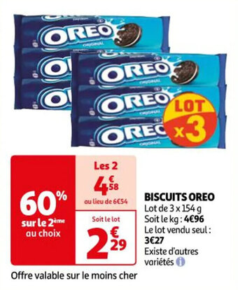Auchan BISCUITS OREO offre