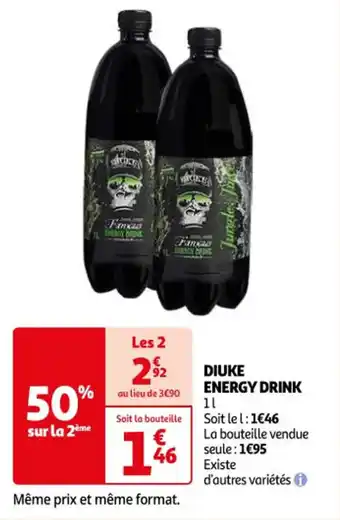 Auchan DIUKE ENERGY DRINK offre