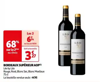 Auchan BORDEAUX SUPÉRIEUR AOP(¹) offre