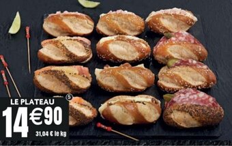 Plateau de moricettes