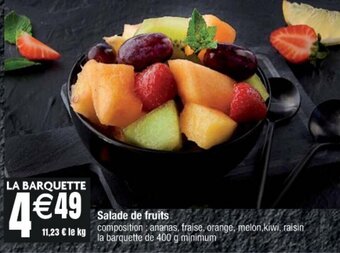 Cora x Carrefour Salade de fruits offre