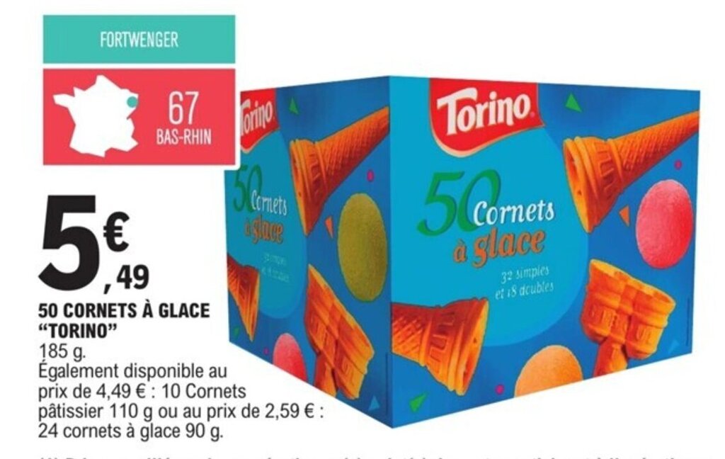 Promo 50 À GLACE "TORINO" chez E.Leclerc Espace Culturel