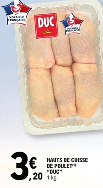 HAUTS DE CUISSE DE POULET(Âč) "DUC"