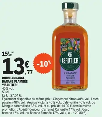 RHUM ARRANGĂ BANANE FLAMBĂE "ISAUTIER"