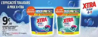LESSIVES CAPSULES(2)(3) "X TRA TRIO-CAPS"
