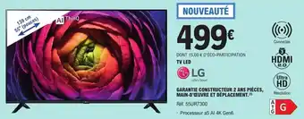 E.Leclerc Espace Culturel TV LED offre