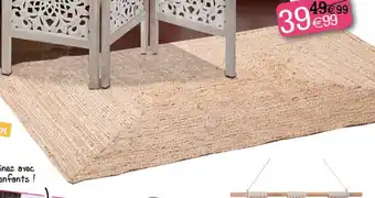 Tapis en jute naturelle