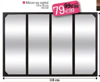 Kandy Miroir en métal offre