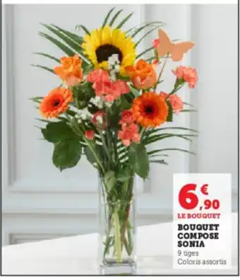 U Express LE BOUQUET BOUQUET COMPOSE SONIA offre