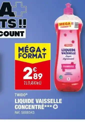 ALDI Twido liquide vaisselle concentré*** offre