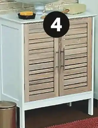 Maxi Bazar Meuble sous lavabo 2 portes & 1 étagère offre