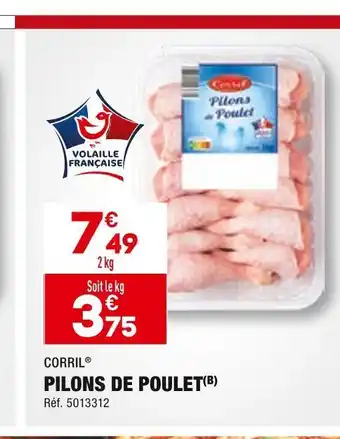 Corril pilons de poulet