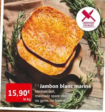 Colruyt Jambon blanc mariné offre