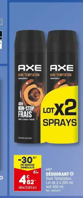 ALDI Axe déodorant* offre