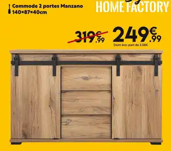 Maxi Bazar Commode 2 portes manzano offre