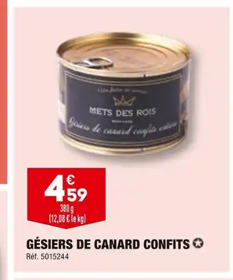 ALDI Mets des rois gésiers de canard confits offre