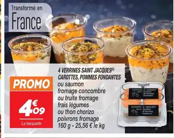 Netto 4 VERRINES SAINT JACQUES) CAROTTES, POMMES FONDANTES offre
