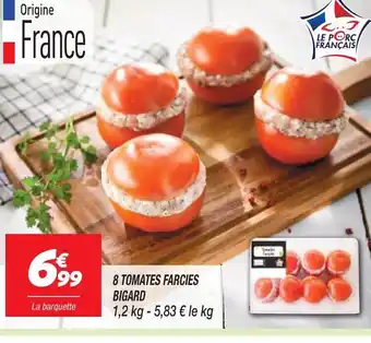 Netto 8 TOMATES FARCIES BIGARD offre