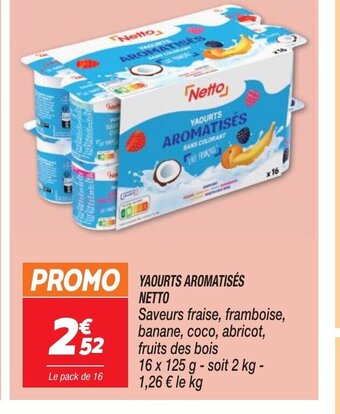 YAOURTS AROMATISÉS NETTO