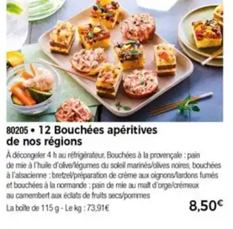 Thiriet 12 Bouchées apéritives de nos régions offre