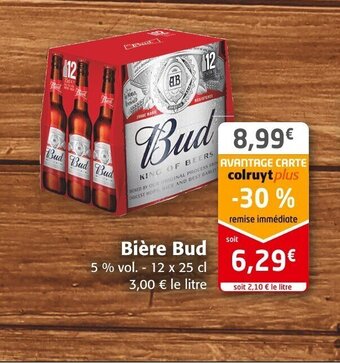 Colruyt Bière Bud offre