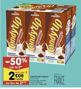 Leader Price CANDY'UP GOÛT CHOCOLAT offre