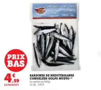 Sardenes De Mediterrannee Congelees Golfo Nuevo