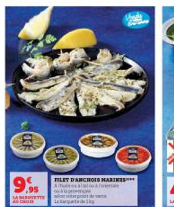 Super U Filet D'Anchois Marines offre