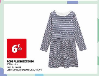 Auchan Robe fille inextenso offre