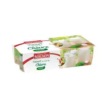 Auchan Yaourt chèvre soignon offre