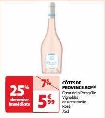 Auchan Côtes de provence aop offre