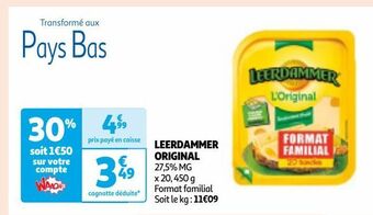 Auchan Leerdammer original offre