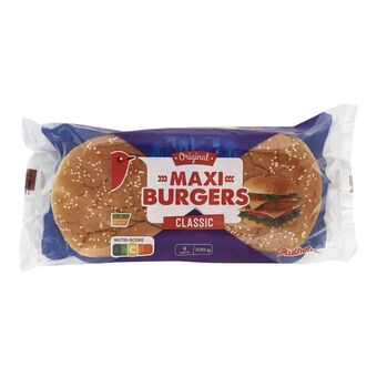 Auchan Pains hamburgers maxi nature auchan offre