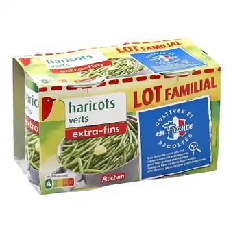 Auchan Haricots verts extra fins auchan offre