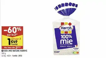 Leader Price 100% mie nature harry's offre