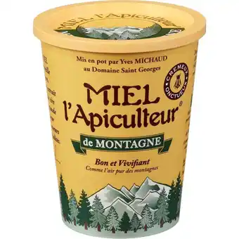 Auchan Miel de montagne cremeux l'apiculteur offre